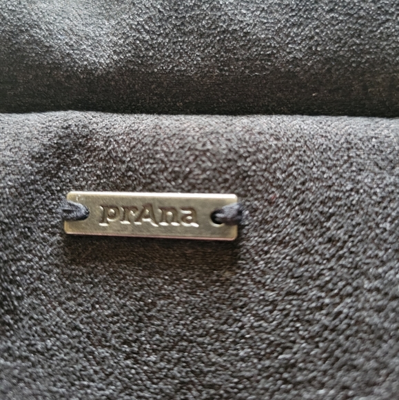 prAna Gray and Purple Quilted Sleeve Coat Size Medium - Picture 9 of 11